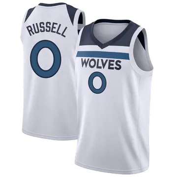 Minnesota Timberwolves D'Angelo Russell Jersey - Icon Edition - Youth Swingman White
