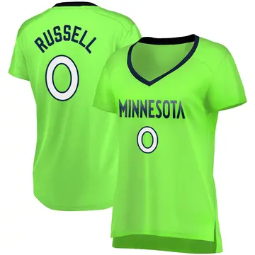 Minnesota Timberwolves D'Angelo Russell Jersey - Statement Edition - Women's Fast Break Green