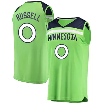 Minnesota Timberwolves D'Angelo Russell Jersey - Statement Edition - Youth Fast Break Green