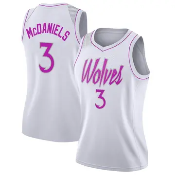 Minnesota Timberwolves Jaden McDaniels 2018/19 Jersey - Earned Edition - Women's Swingman White