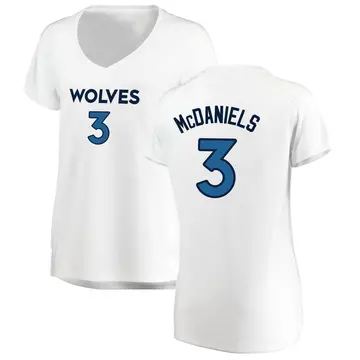 Minnesota Timberwolves Jaden McDaniels Jersey - Association Edition - Women's Fast Break White