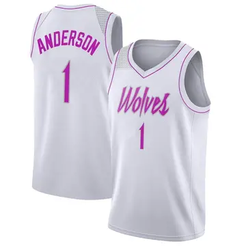 Minnesota Timberwolves Kyle Anderson 2018/19 Jersey - Earned Edition - Men's Swingman White
