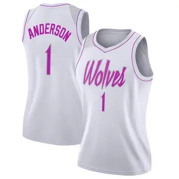 Minnesota Timberwolves Kyle Anderson 2018/19 Jersey - Earned Edition - Women's Swingman White