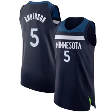 Minnesota Timberwolves Kyle Anderson Jersey - Icon Edition - Men's Authentic Navy