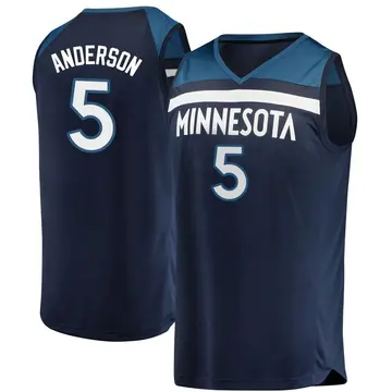 Minnesota Timberwolves Kyle Anderson Jersey - Icon Edition - Men's Fast Break Navy