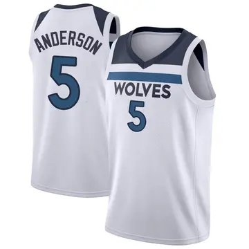 Minnesota Timberwolves Kyle Anderson Jersey - Icon Edition - Men's Swingman White