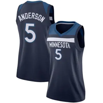 Minnesota Timberwolves Kyle Anderson Jersey - Icon Edition - Women's Swingman Navy