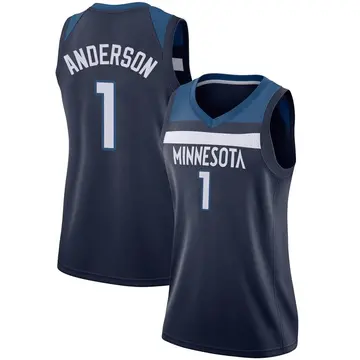 Minnesota Timberwolves Kyle Anderson Jersey - Icon Edition - Women's Swingman Navy