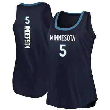 Minnesota Timberwolves Kyle Anderson Tank Jersey - Icon Edition - Women's Fast Break Navy